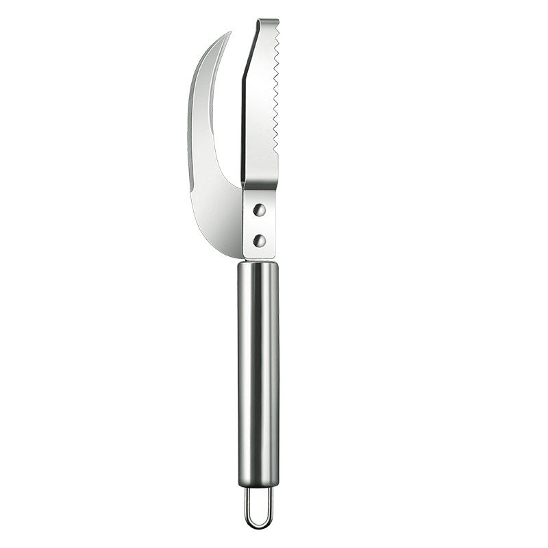Tools stainless steel shrimp knife to shrimp line knife open shrimp back cut fish belly knife peel shrimp shell shrimp needle kitchen tools