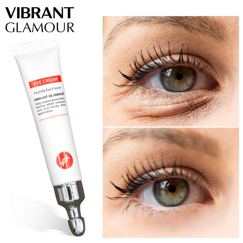 Natural Cream peptide eye cream reduces dark circles under the eyes and fine lines, lifts and hydrates