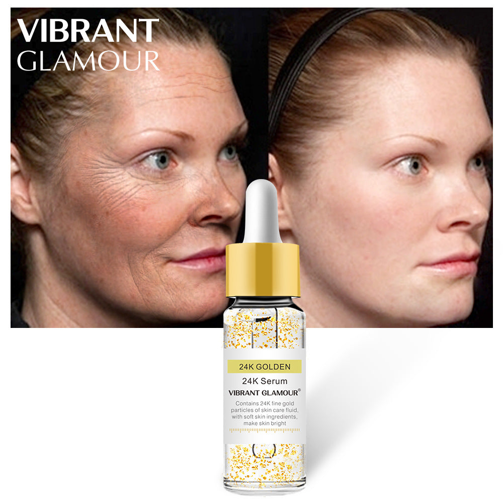 Vibrant Glamour Peptide Gold Foil Firming and Repairing Wrinkle Facial Serum VG-MB018