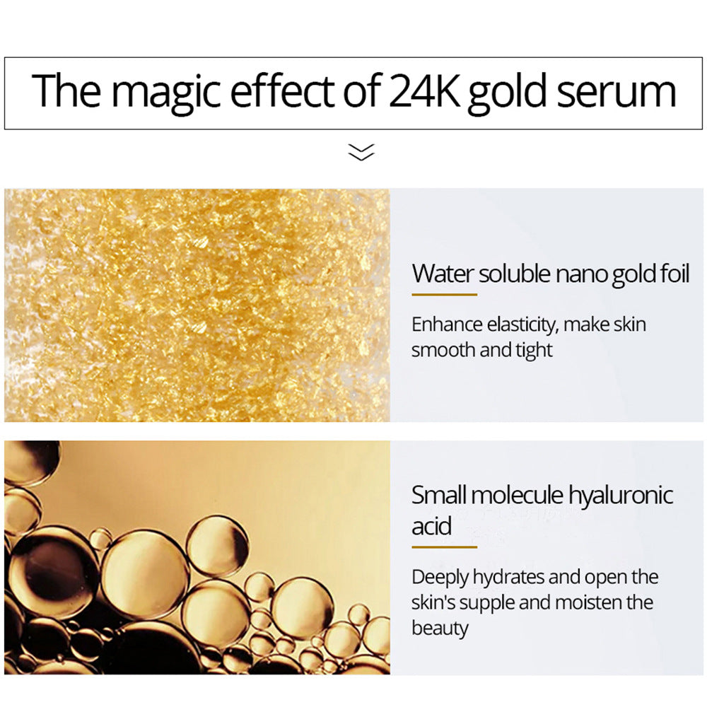 Vibrant Glamour Peptide Gold Foil Firming and Repairing Wrinkle Facial Serum VG-MB018