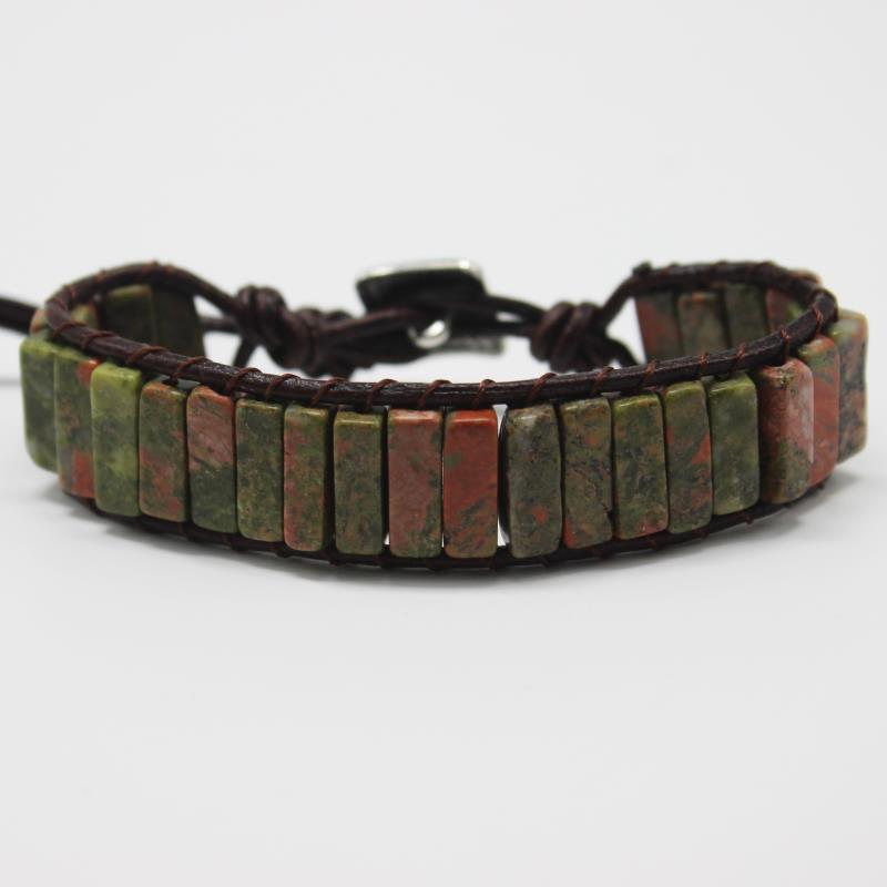 Natural Stone emperor stone bracelet hand-woven popular bohemian natural stone bracelet