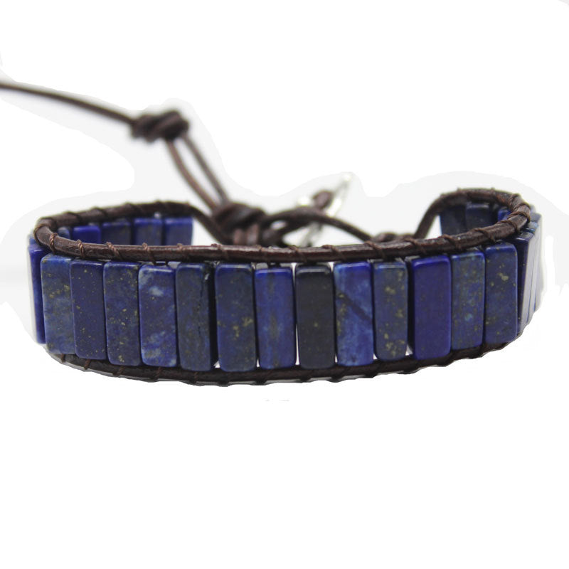 Natural Stone emperor stone bracelet hand-woven popular bohemian natural stone bracelet