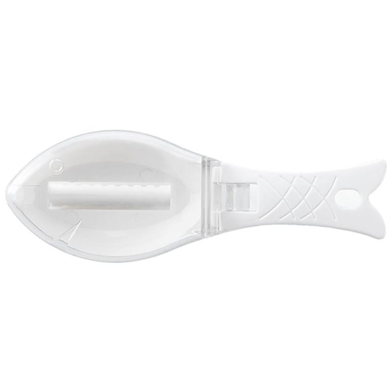 Manually remove fish scales with lid kitchen tools with lid fish scale scraping fish scale planer scraper plastic scraping fish scale gadgets portable