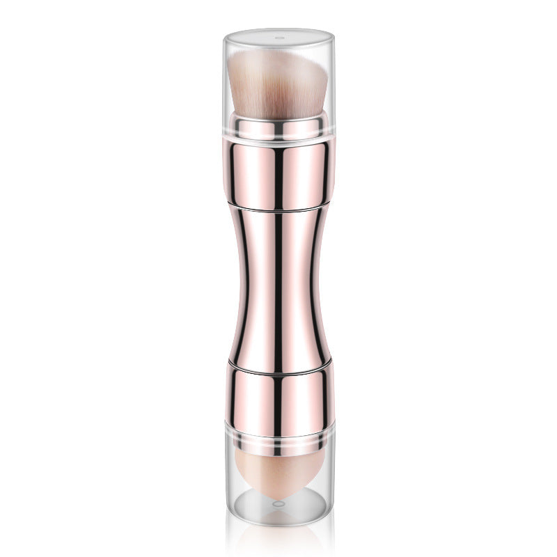 New four-in-one multi-function portable makeup brush foundation brush eye shadow brush blush brush lip brush beauty tool
