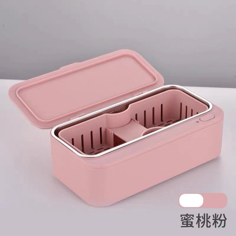 Electrical Home Ultrasonic Makeup Brush Cleaner Small Contact Lens Cleaner Watch Jewelry
