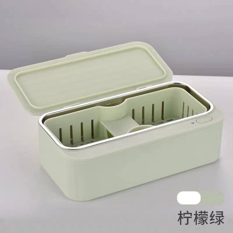 Electrical Home Ultrasonic Makeup Brush Cleaner Small Contact Lens Cleaner Watch Jewelry