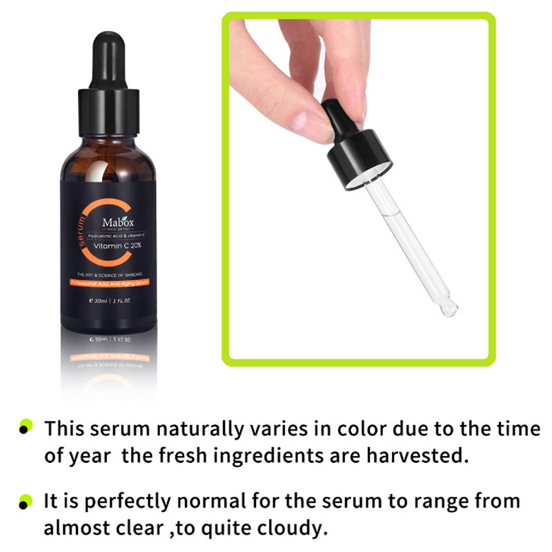 Natural hyaluronic acid vc original liquid dispel melanin essence facial moisturizing rejuvenation moisturizing softening brightening 30ml