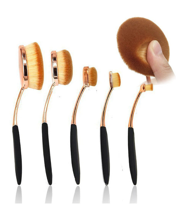 5-piece and 10 pcs toothbrush type makeup brush makeup brush beauty tool cosmetic brush beginner