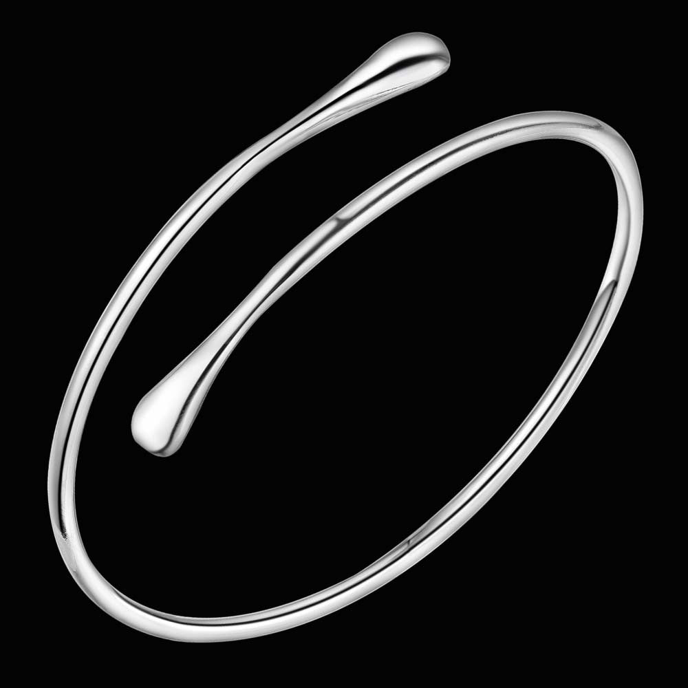 925 silver jewelry set, 925 silver order, necklace, ring, earring, water drop four-piece set