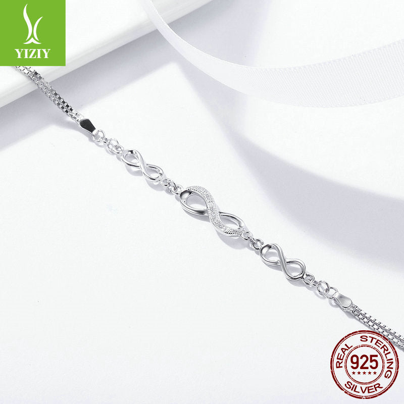 Silver s925 sterling silver fashion temperament bracelet women hot selling women's bracelet silver jewelry one drop