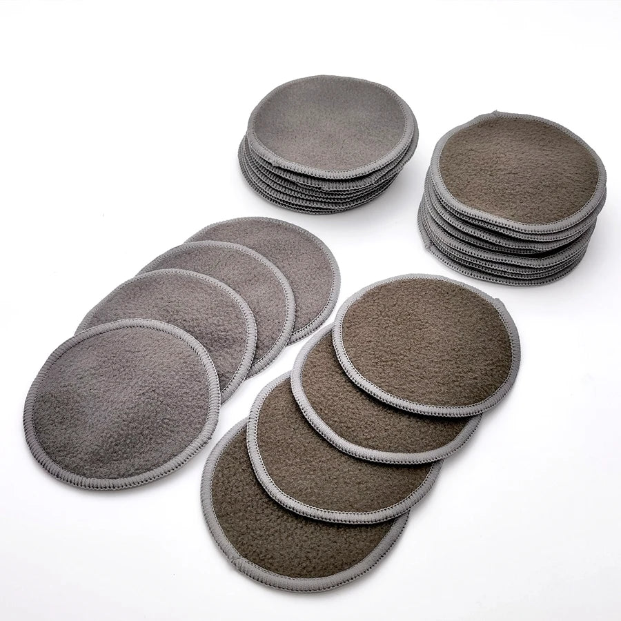 Makeup Remover Pads 12pcs Washable Rounds Cleansing Facial Cotton Make Up Removal Pads Tool