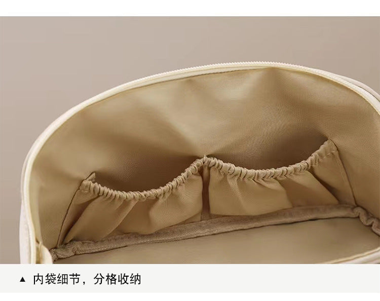 large-capacity cosmetic bag new portable travel wash bag PU cosmetic storage bag