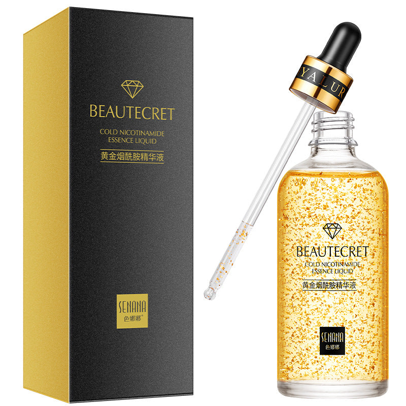 24K Gold Niacinamide Essence, Moisturizing, Shrinking Pores, Tightening Skin Skin Care Products