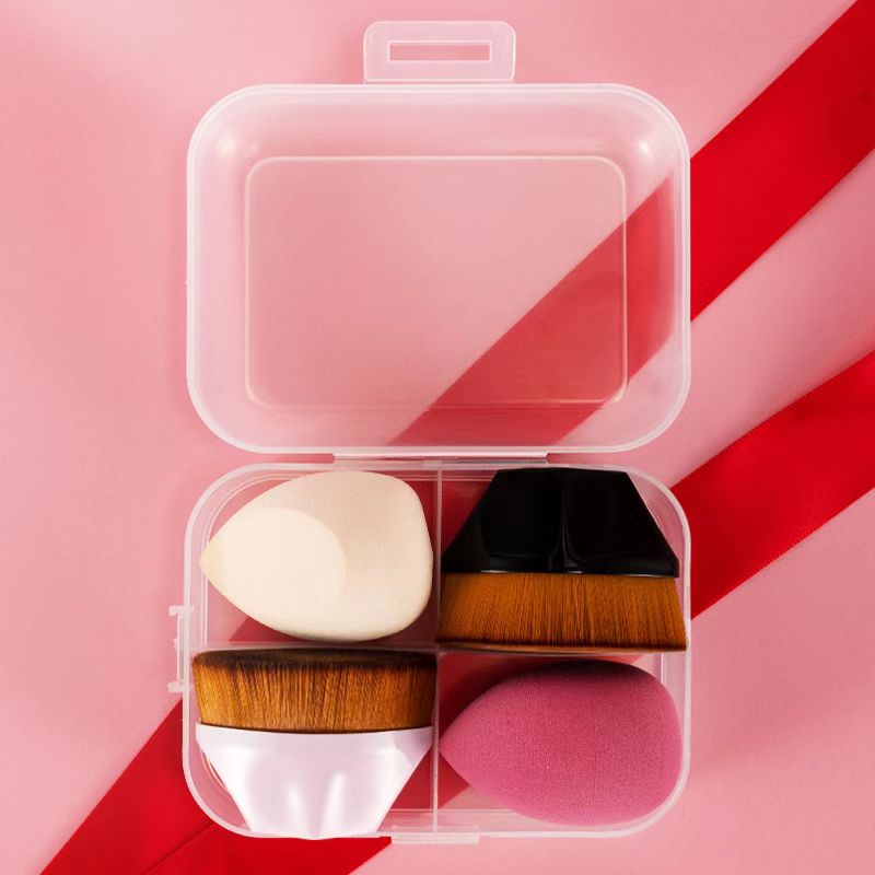 No. 55 Magic Foundation Makeup Brush Set Seamless Concealer Net Red Loose Powder Brush Puff Petal Beauty Makeup Tools Spot