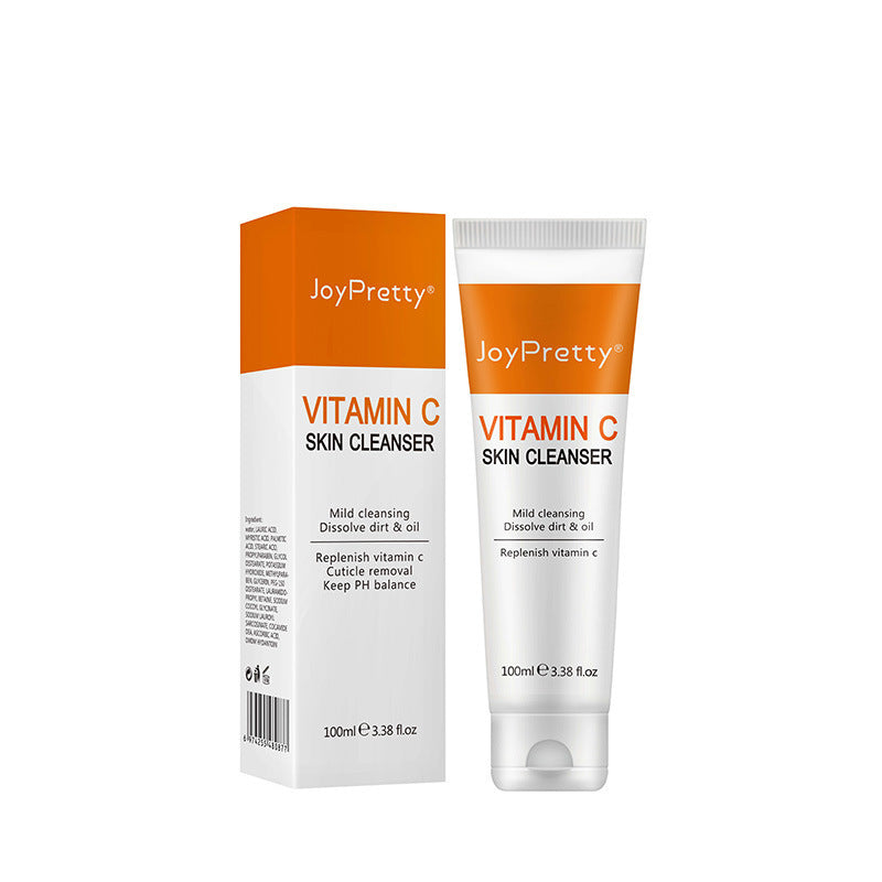 Cream Vitamin C Set Vitamin C Cream Brightening Set Box Hydrating Moisturizing 5-Piece Facial Skin Care Set Spot