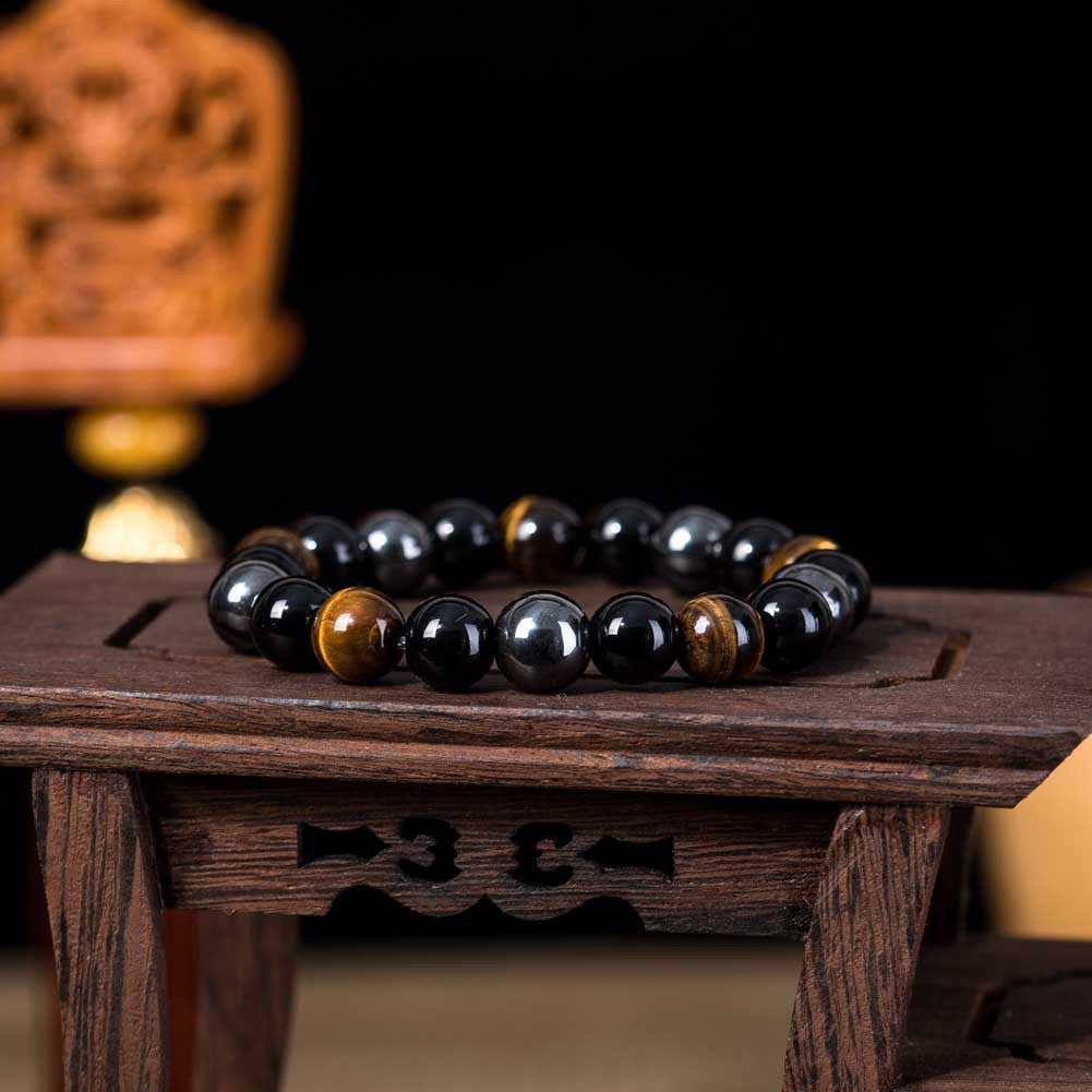 Natural stone New High Quality Tiger Eye Stone Bracelet Natural Stone Bracelet 10mm Jewelry Bracelet