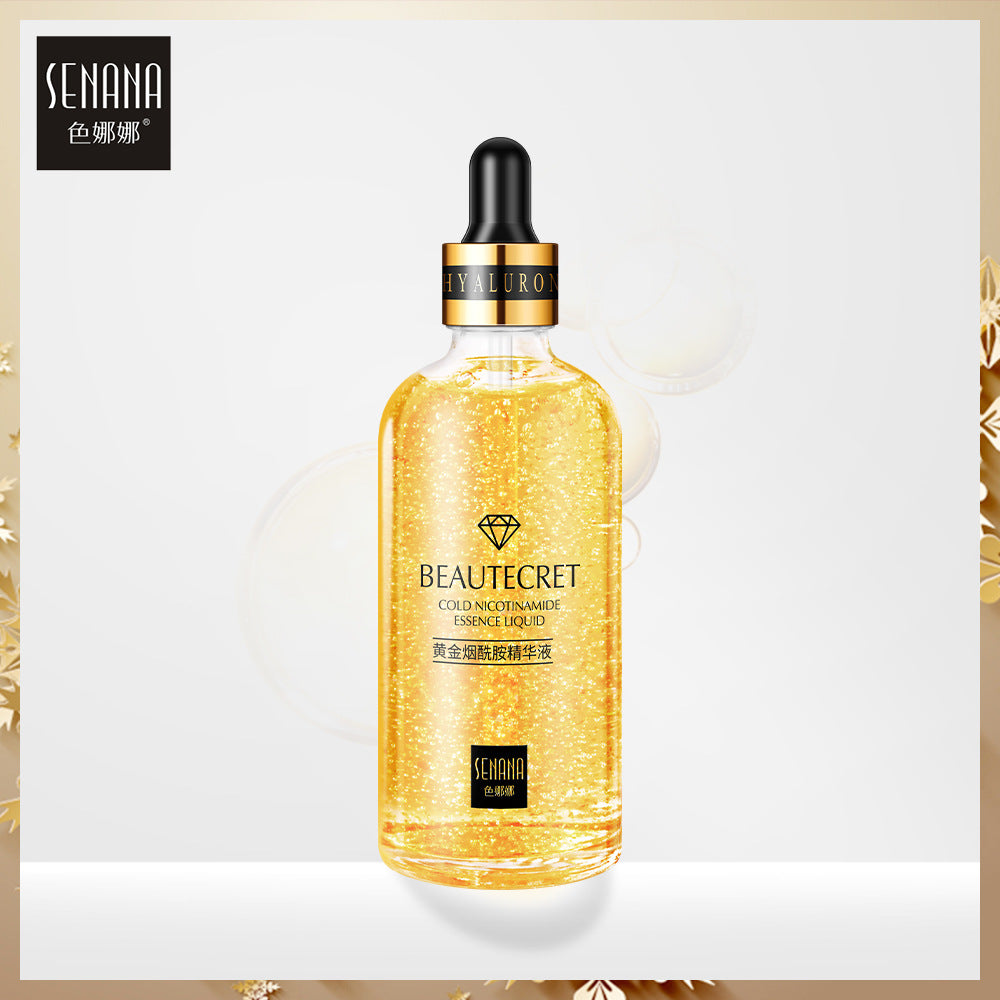 24K Gold Niacinamide Essence, Moisturizing, Shrinking Pores, Tightening Skin Skin Care Products