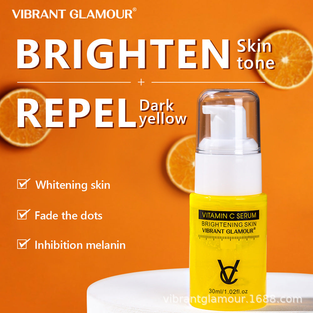 Brighten VIBRANT GLAMOUR Vitamin C Facial Serum WHITENING FRECKLE FIRM