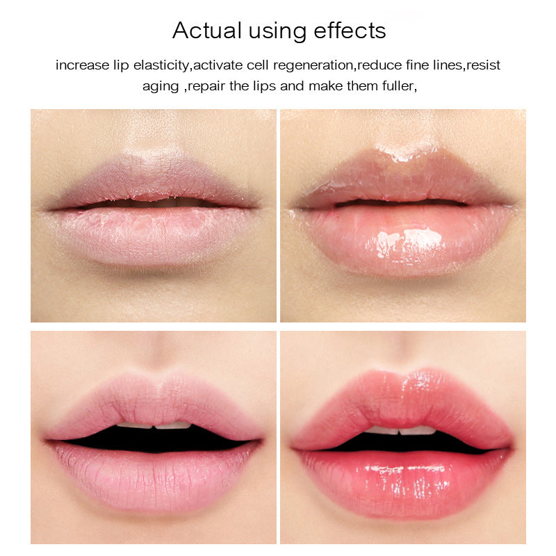 Kiss beauty transparent plump lips elastic big mouth lip glaze lip gloss jelly elastic lips