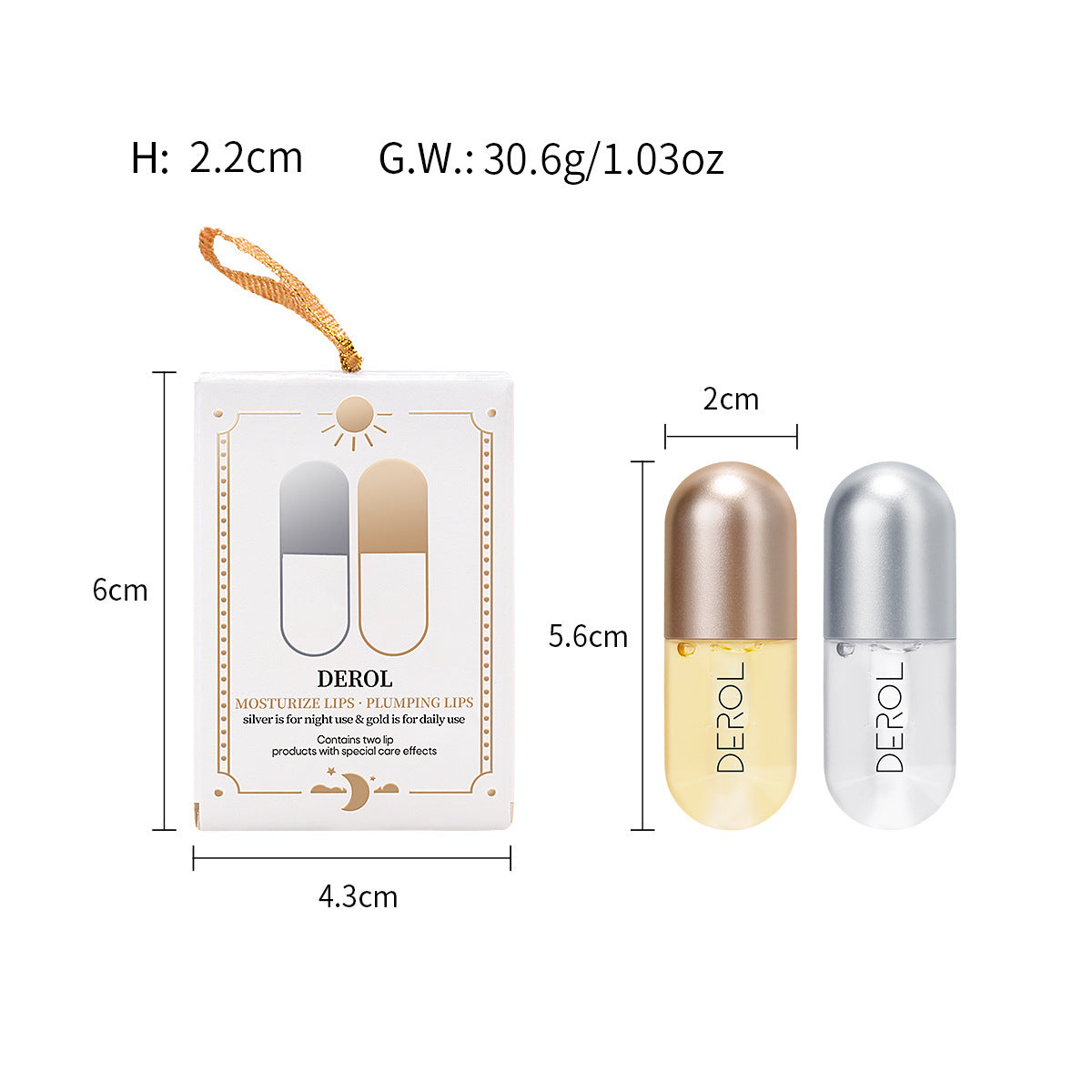 Natural ginger mint lip plumper lip glaze lip plumper plump moisturizing lip kit