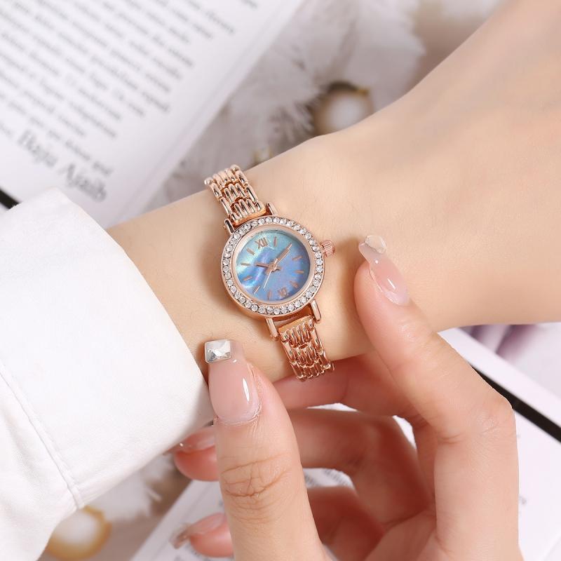 Natural Mother-of-pearl hot selling small gold watch women's exquisite small dial light luxury watch mother-of-pearl dial