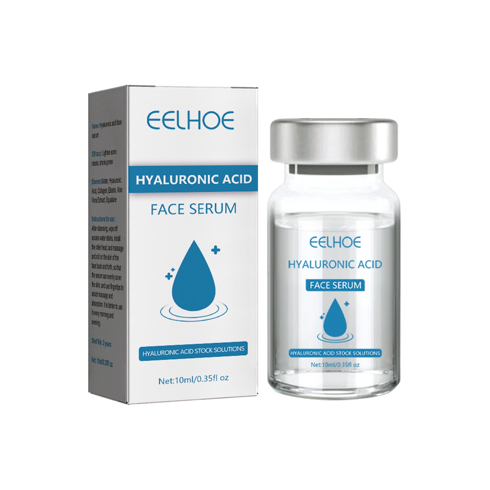 Hyaluronic Acid Essence Fades Facial Acne Marks, Hydrates, Repairs, Skin Care, Whitening Essence