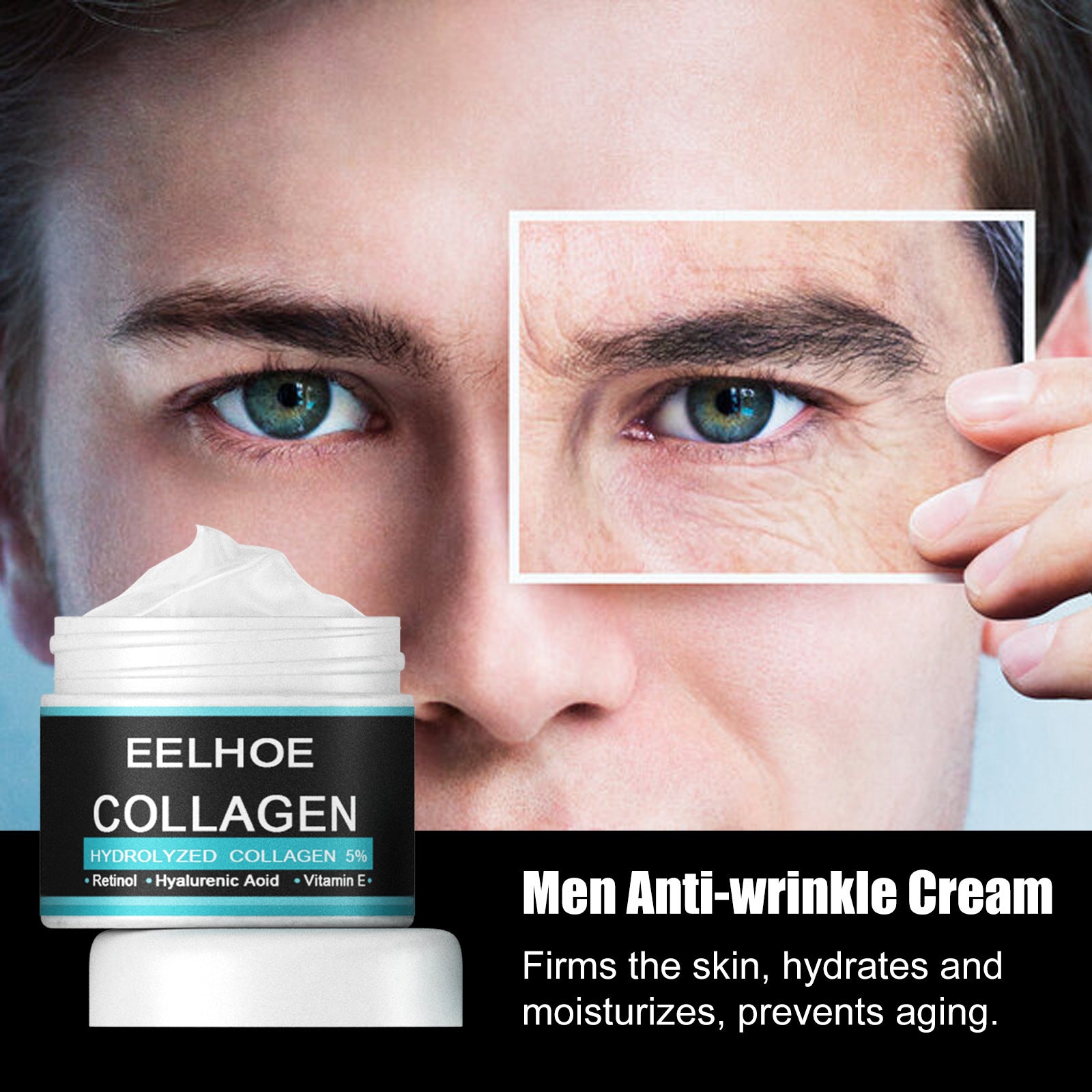 Cream men's anti-aging anti-wrinkle cream skin firming dilutes fine lines moisturizing moisturizing facial moisturizing cream