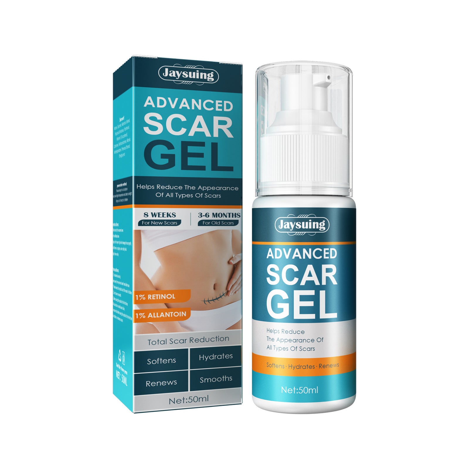 Natural Gel Improving Scar Cream Gel Skin Scar Repair Cream Postpartum Stretch Mark Scar Surgery Smooth Skin