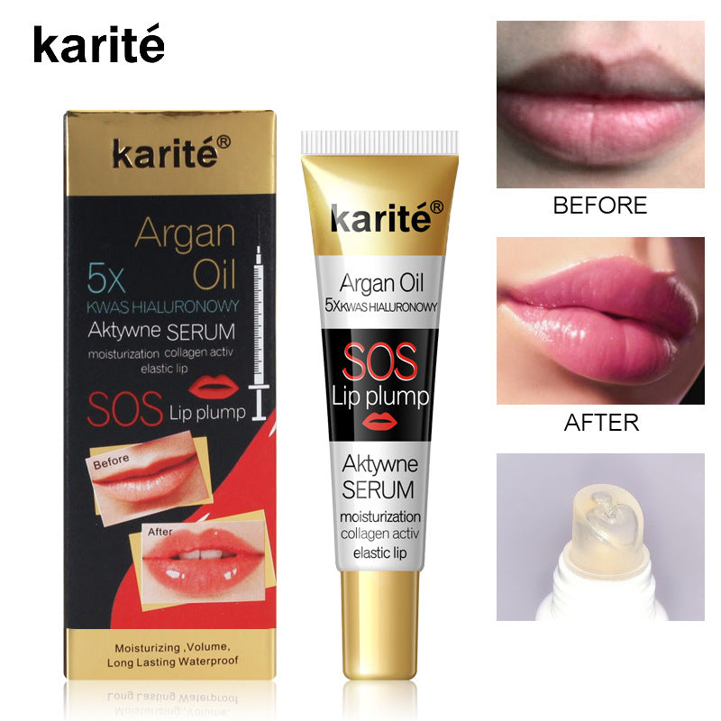 Kiss beauty transparent plump lips elastic big mouth lip glaze lip gloss jelly elastic lips