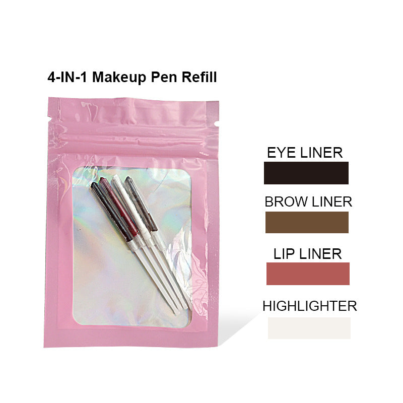 4 in 1 makeup pen 4in1 makeup pen 4 colors 4 colors 4 in 1 eyebrow pencil lip line highlight eyeliner