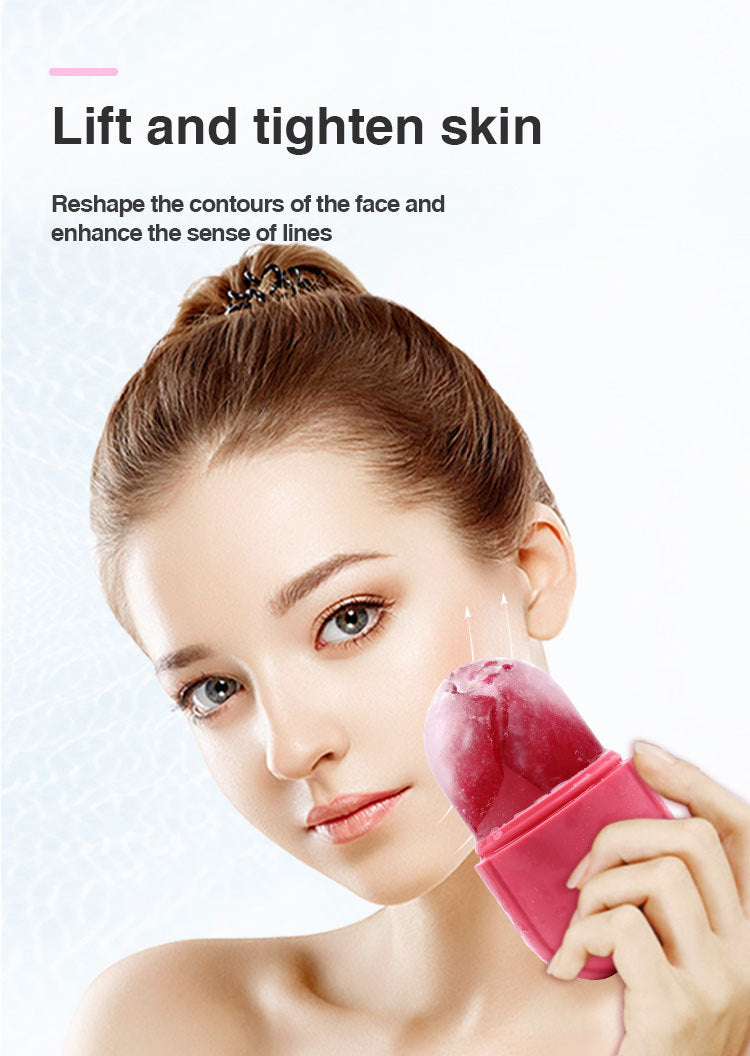 Facial Contour Cube Silicone Ice Roller Facial Cube Ice Roller Facial Cube