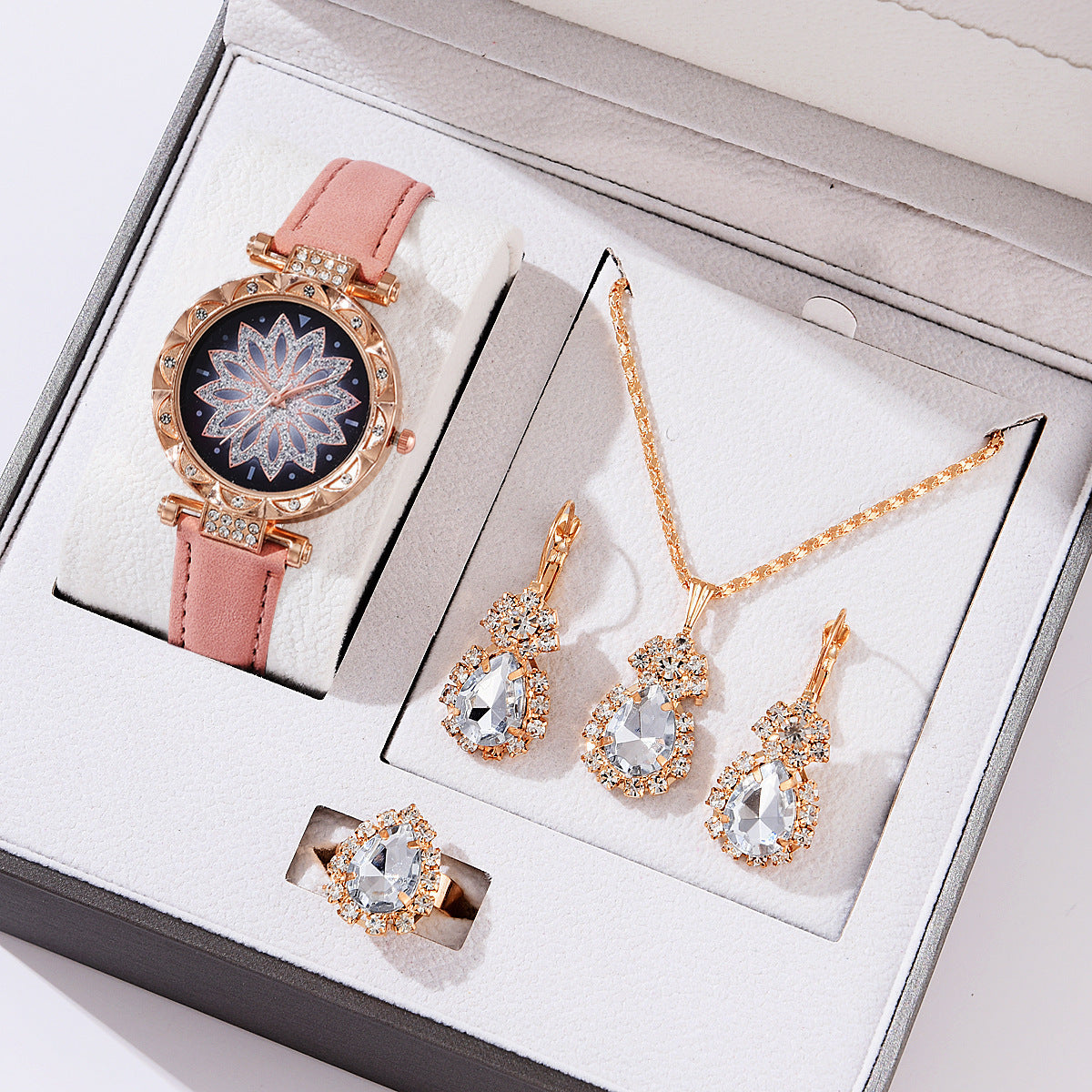 Jewelry Watch Bracelet Set Hot Selling Women's Watch Fashion Women's Watch Gift Versatile Quartz Watch