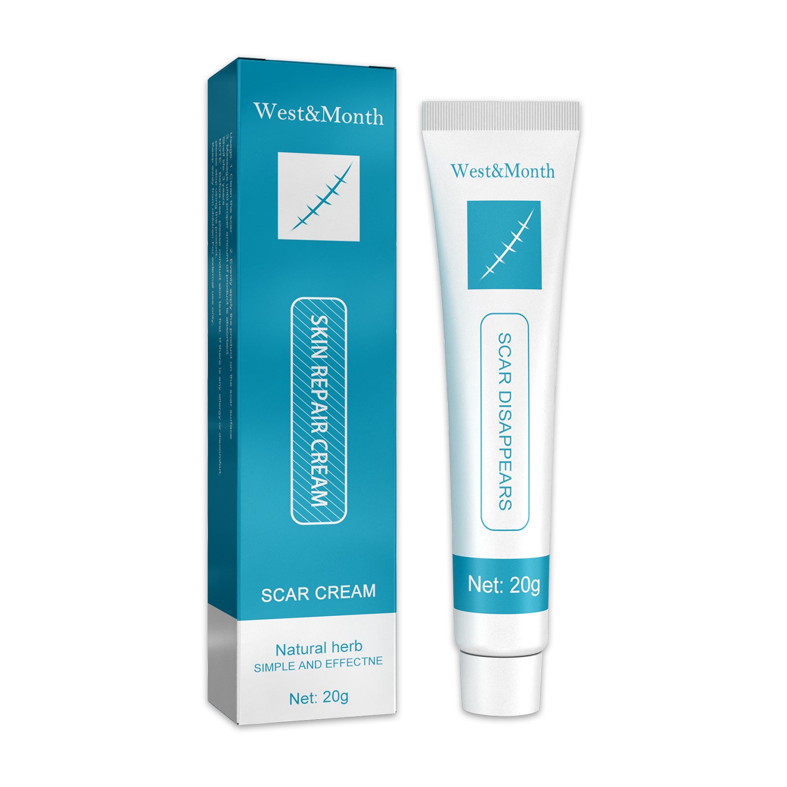 Natural cream scar repair cream scar cream fade hyperplasia pregnancy surgery burn scar skin repair