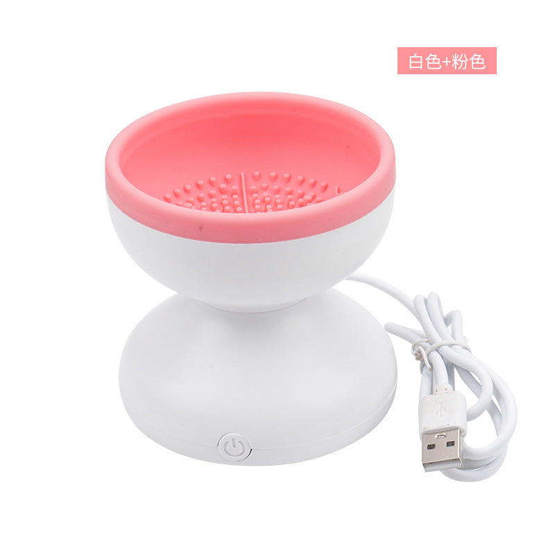 Beauty tools makeup brush electric cleaner USB box rechargeable automatic scrubber portable