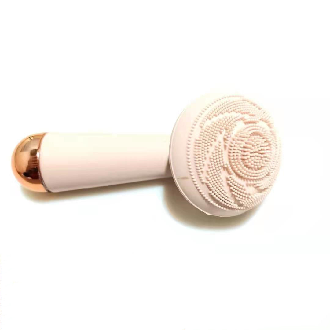 New electric facial cleanser rotating silicone massager pore cleaner facial cleansing brush rechargeable facial cleanser