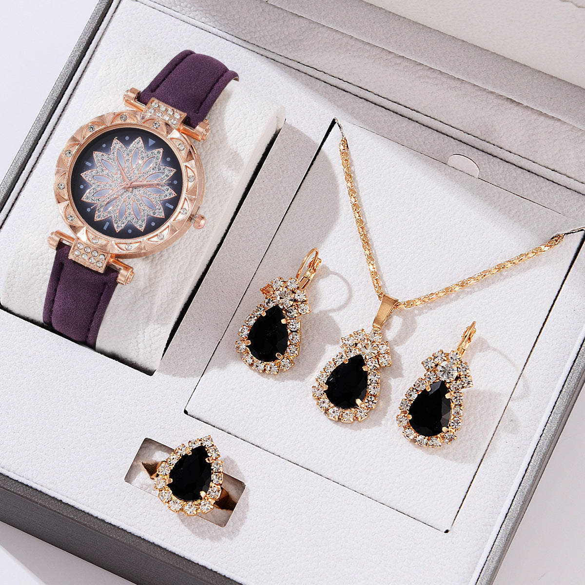 Jewelry Watch Bracelet Set Hot Selling Women's Watch Fashion Women's Watch Gift Versatile Quartz Watch