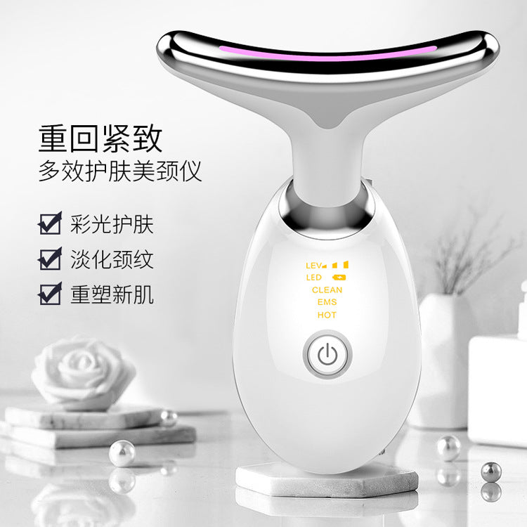 Electrical Household to remove neck lines and decree lines beautiful neck beauty instrument facial beauty instrument facial massager lift and firm neck beauty instrument