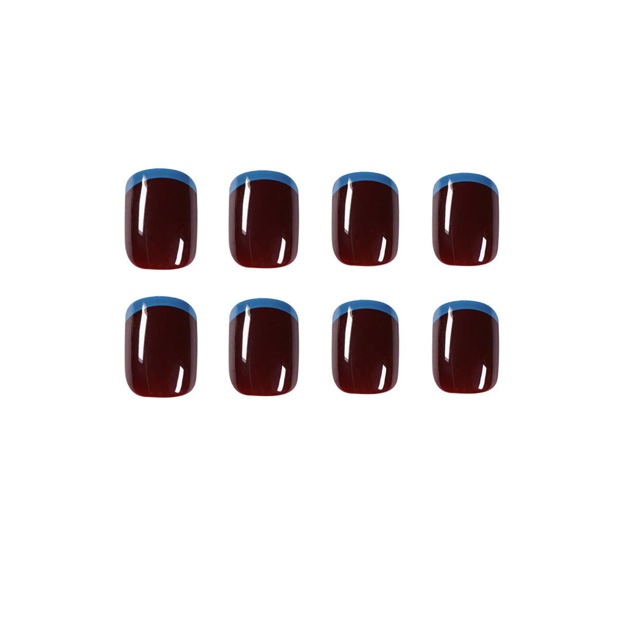 Nail manicure pieces, removable French fake nails, wearable nail pieces, manicure nail patches