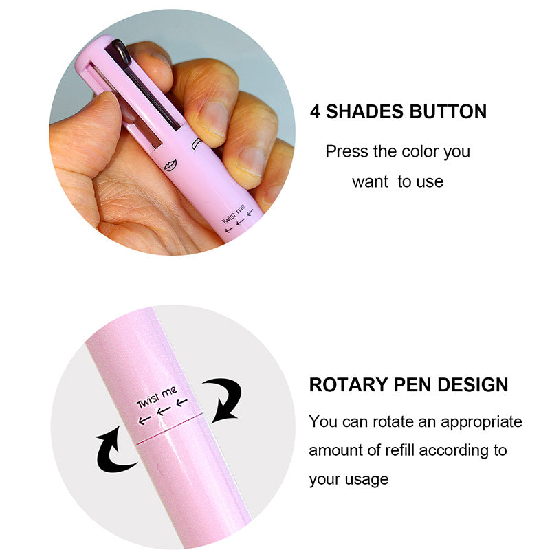4 in 1 makeup pen 4in1 makeup pen 4 colors 4 colors 4 in 1 eyebrow pencil lip line highlight eyeliner