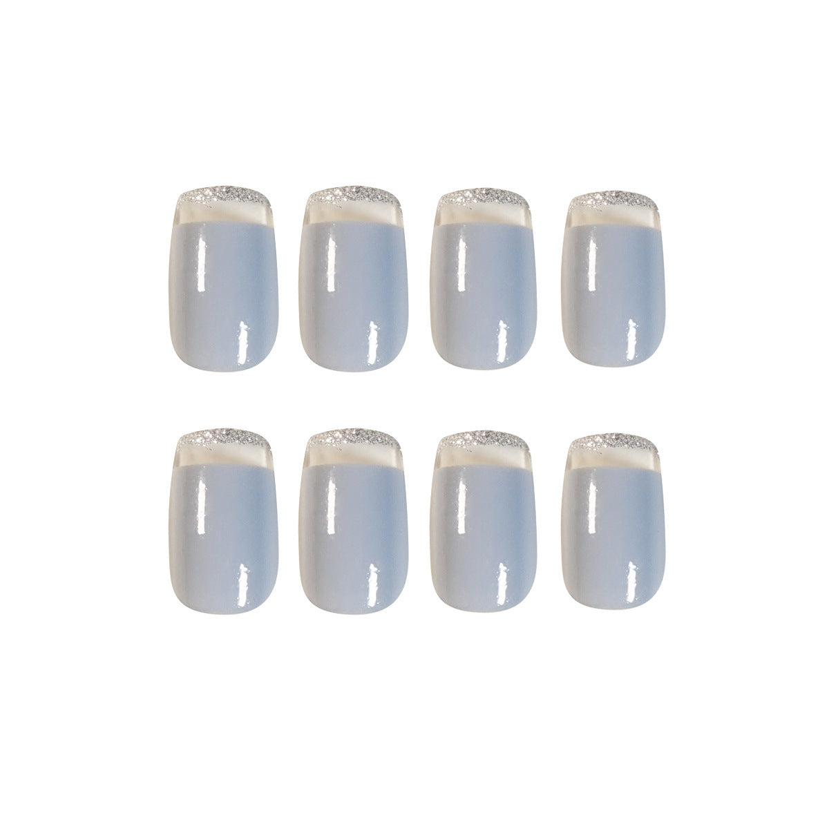 Nail manicure pieces, removable French fake nails, wearable nail pieces, manicure nail patches