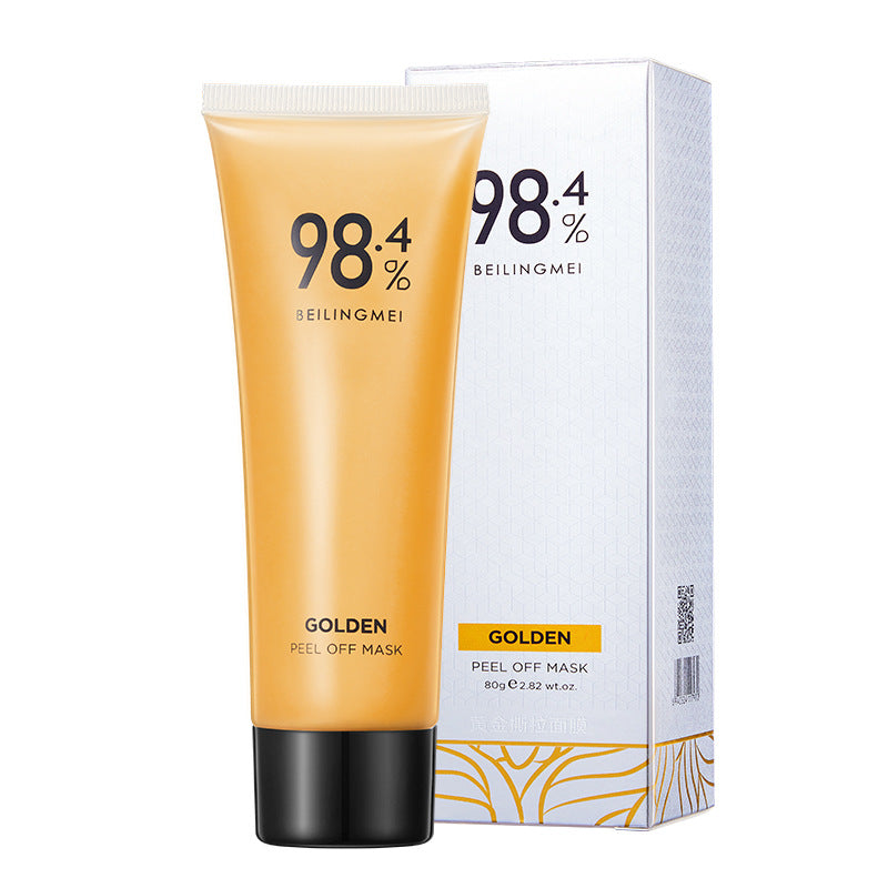 Mask gold peeling mask exfoliating blackhead deep cleansing facial care skin care 24k gold mask