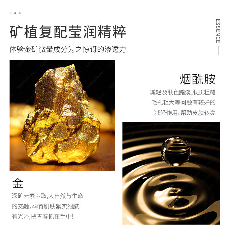 24K Gold Essence Moisturizing Skin Rejuvenation Niacinamide Essence Female Skin Care Products