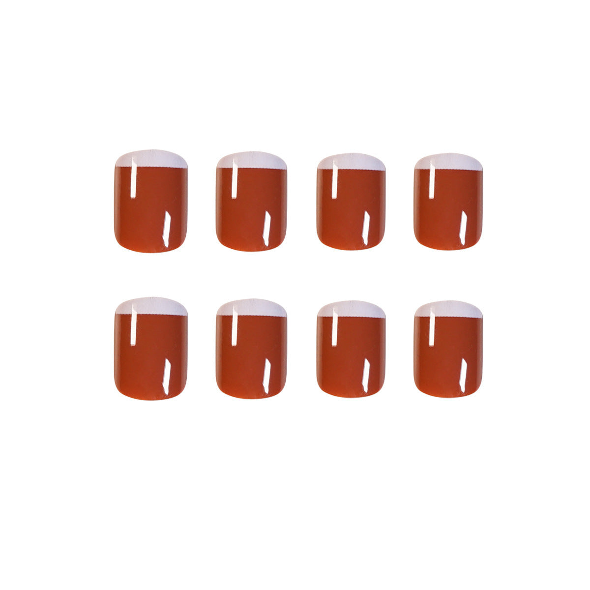 Nail manicure pieces, removable French fake nails, wearable nail pieces, manicure nail patches