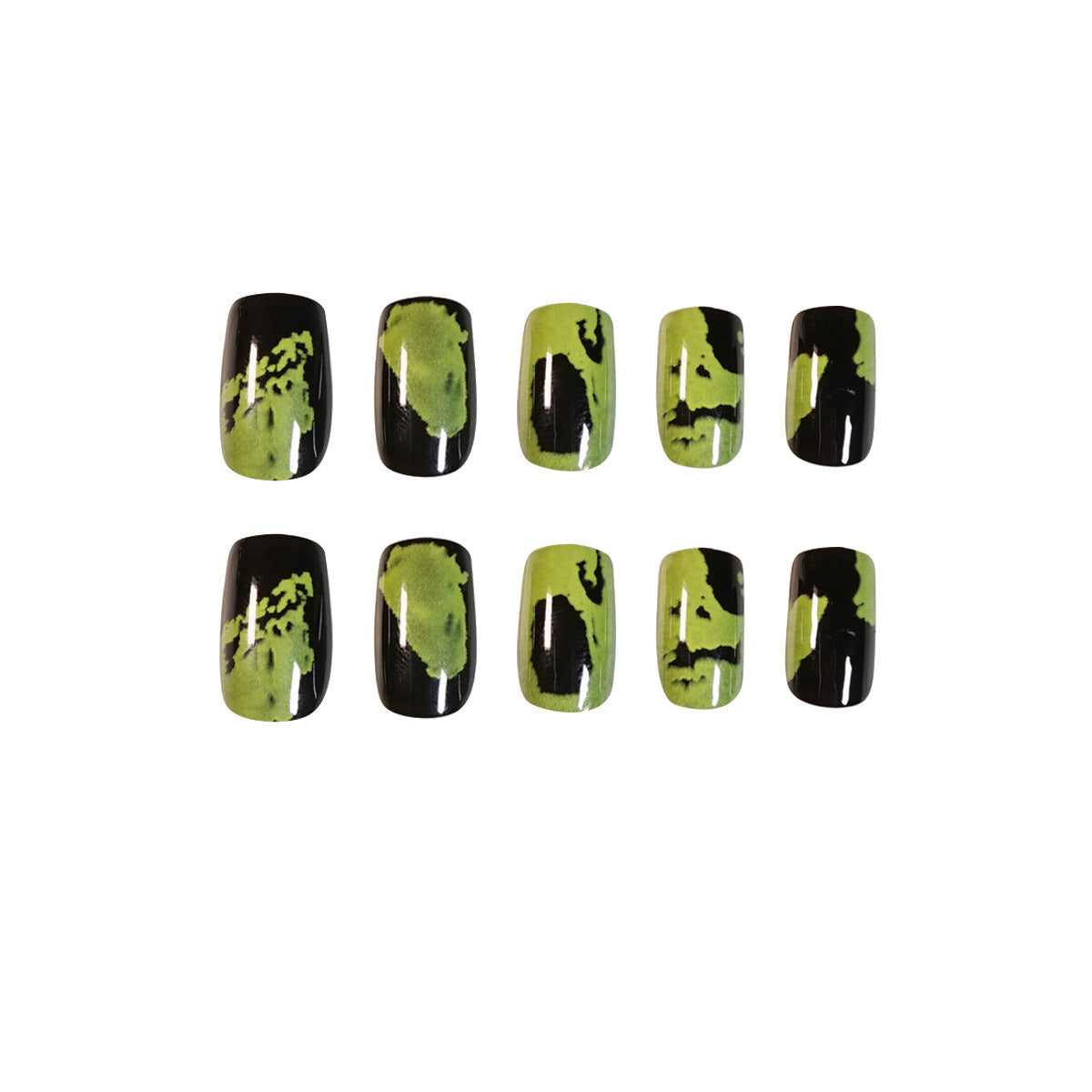 Nail manicure pieces, removable French fake nails, wearable nail pieces, manicure nail patches