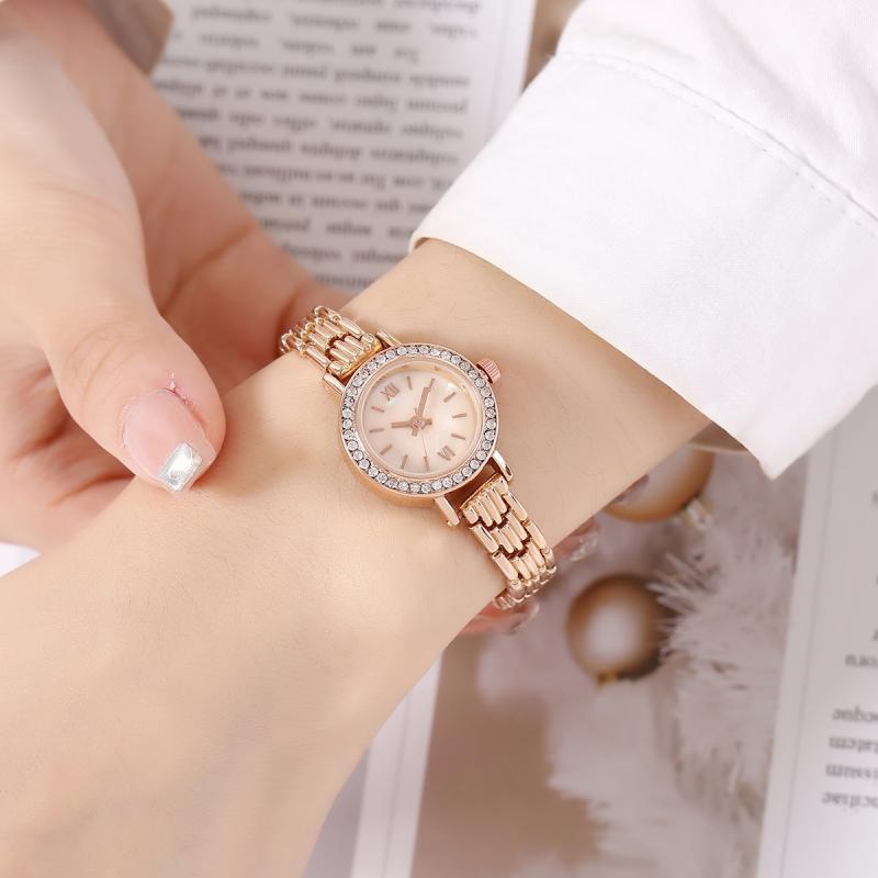 Natural Mother-of-pearl hot selling small gold watch women's exquisite small dial light luxury watch mother-of-pearl dial