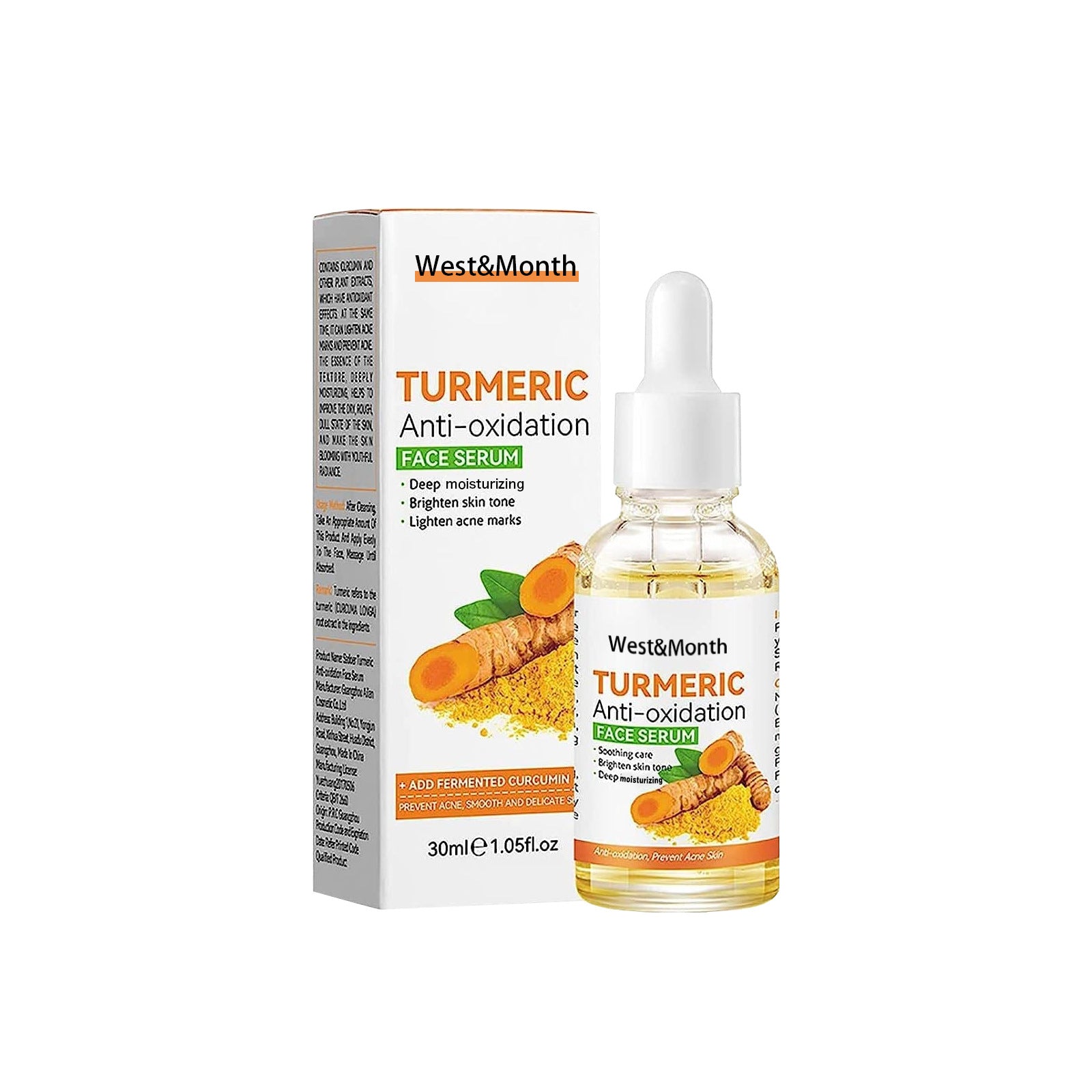 Turmeric Facial Essence: Hydrating, Fading, Spots and Acne Marks, Brightening and Nourishing Skin Essence