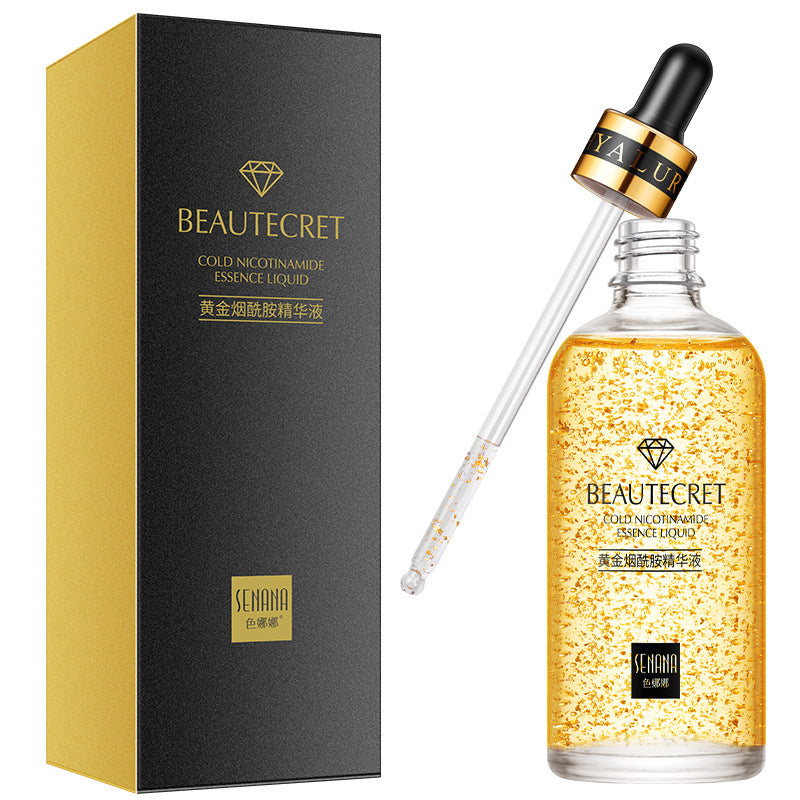 24K Gold Niacinamide Essence, Moisturizing, Shrinking Pores, Tightening Skin Skin Care Products