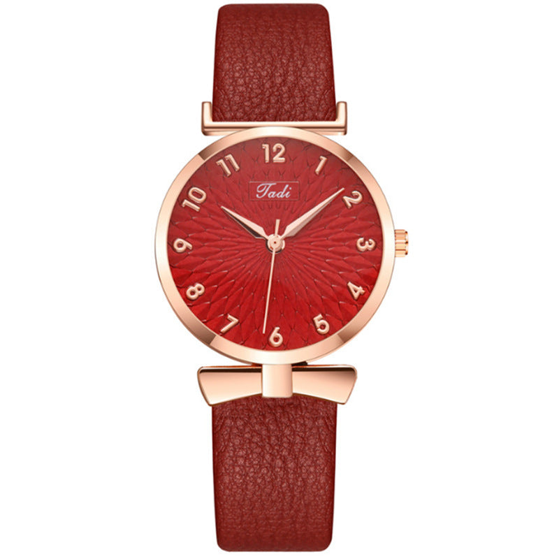 Internet celebrity Douyin starry sky watch ladies fashion trend Korean version simple casual female watch student two-piece gift watch