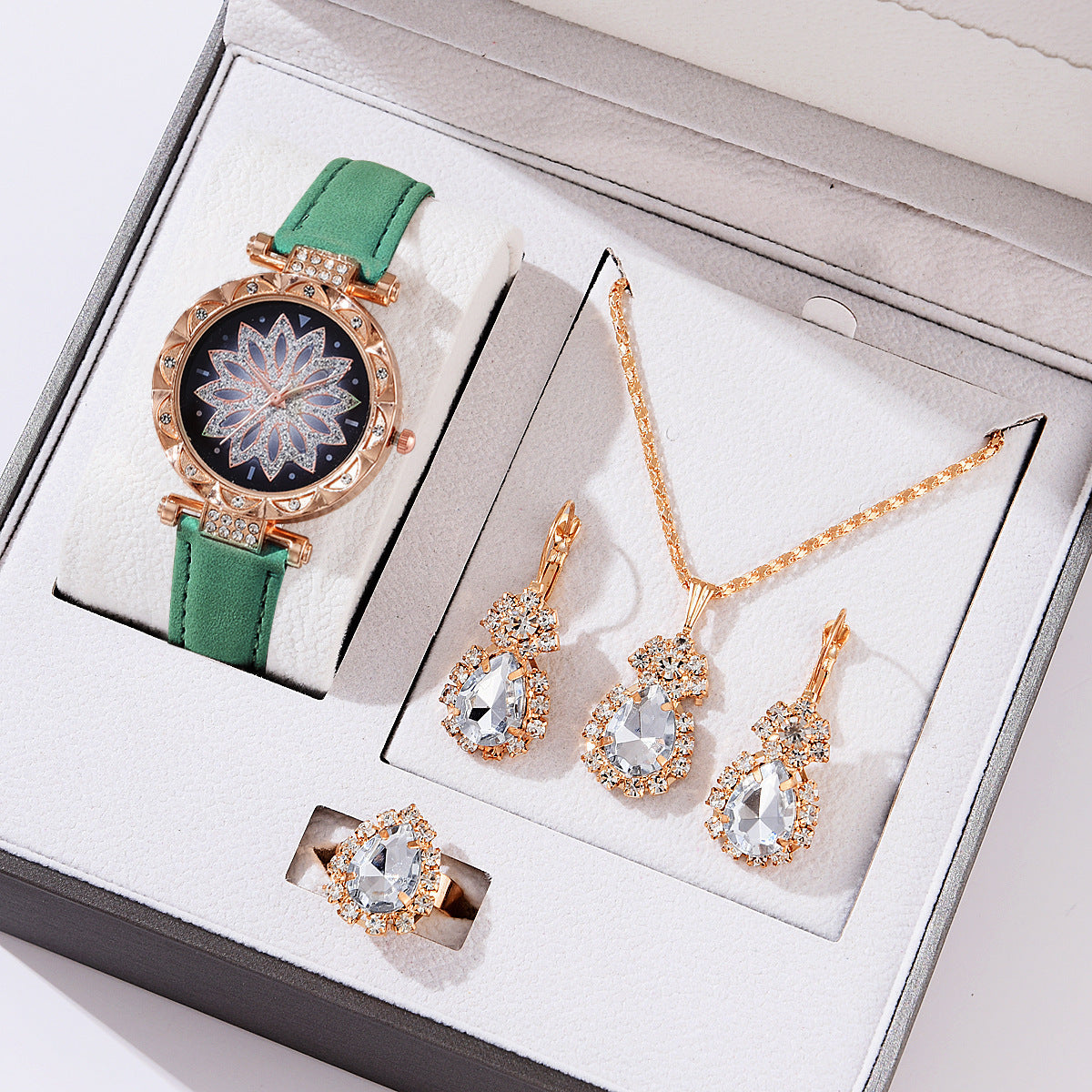 Jewelry Watch Bracelet Set Hot Selling Women's Watch Fashion Women's Watch Gift Versatile Quartz Watch