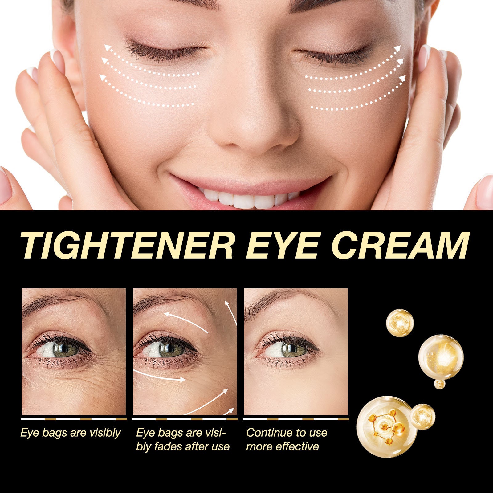 Natural Firming Eye Cream Moisturizing Moisturizing Dilutes Wrinkles Dark Circles Improves Eye Dullness Multi-effect Eye Cream New